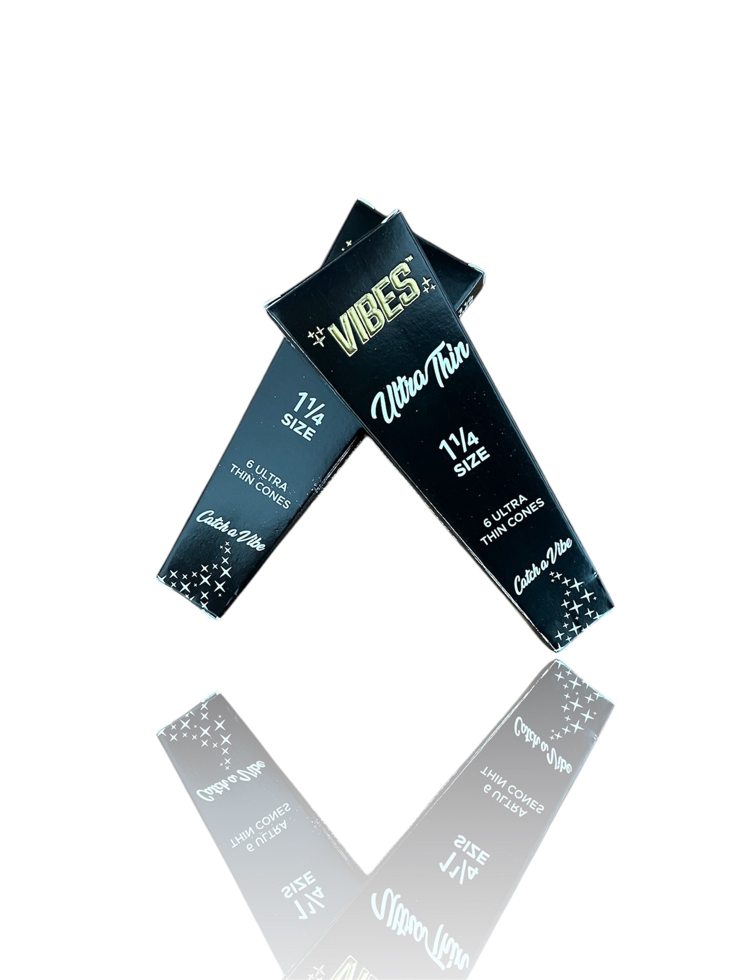 VIBES Organic Hemp Cones (1 -1/4 SIZE) - 6 Pack