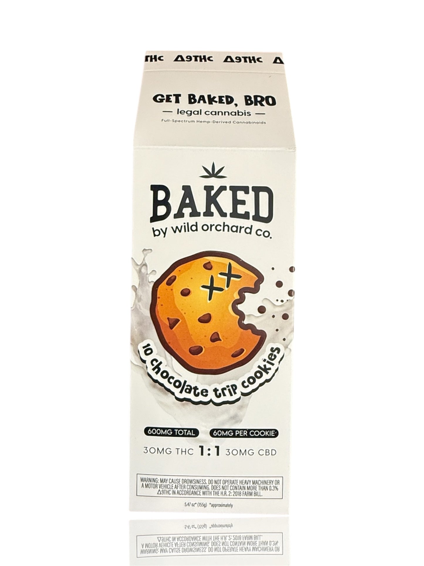BAKED Cookies 30MG THC 1:1 30MG CBD 60MG/Cookie
