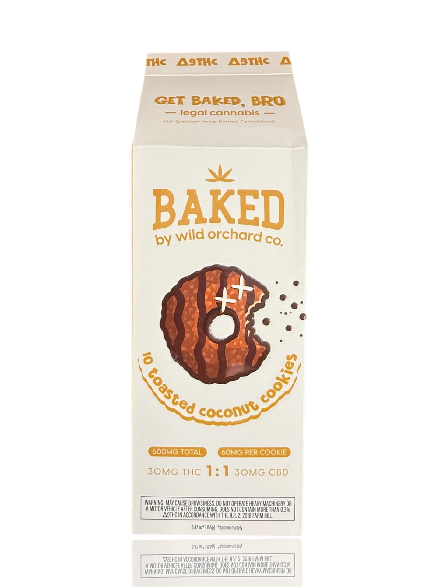 BAKED Cookies 30MG THC 1:1 30MG CBD 60MG/Cookie
