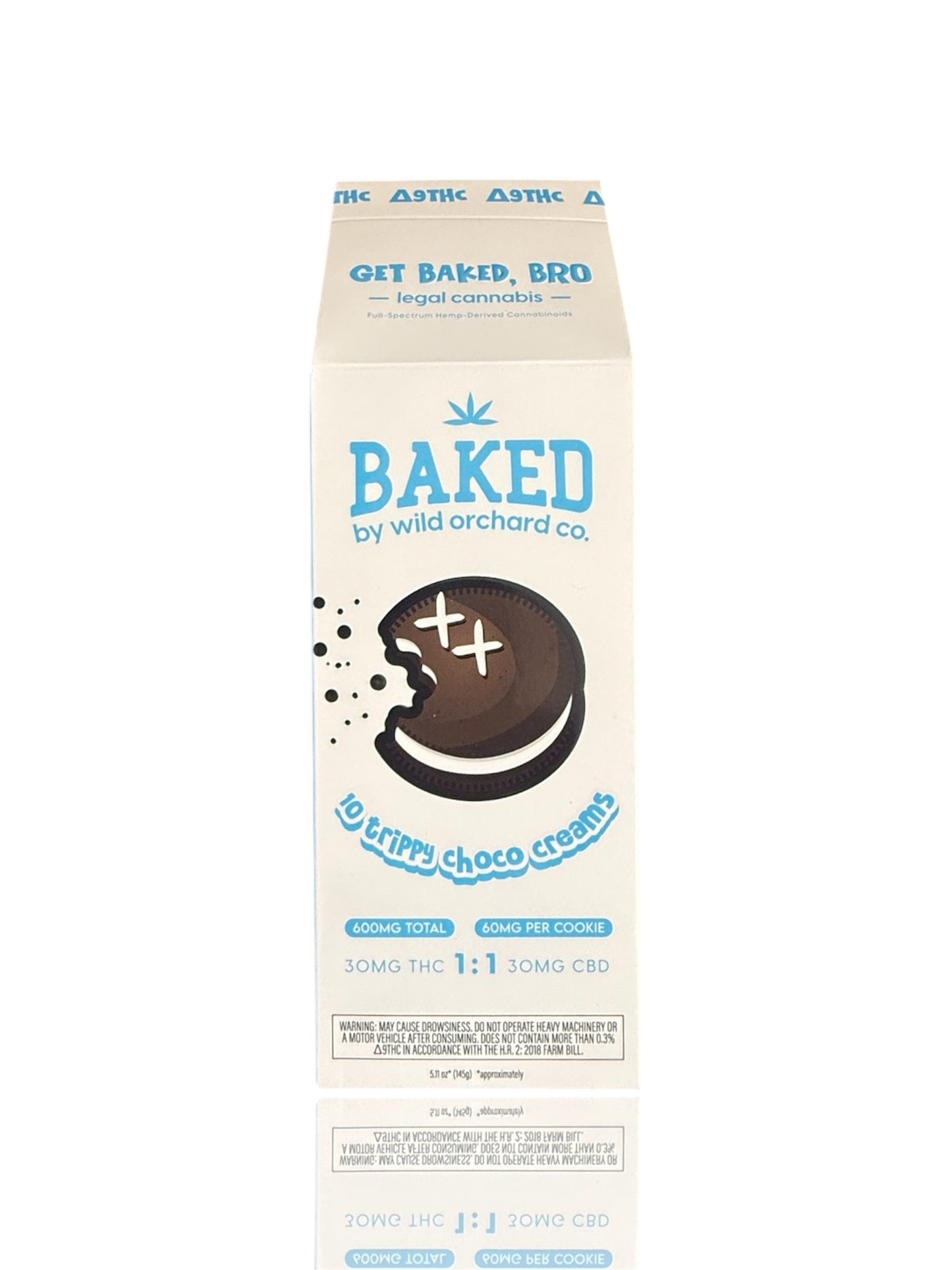 BAKED Cookies 30MG THC 1:1 30MG CBD 60MG/Cookie