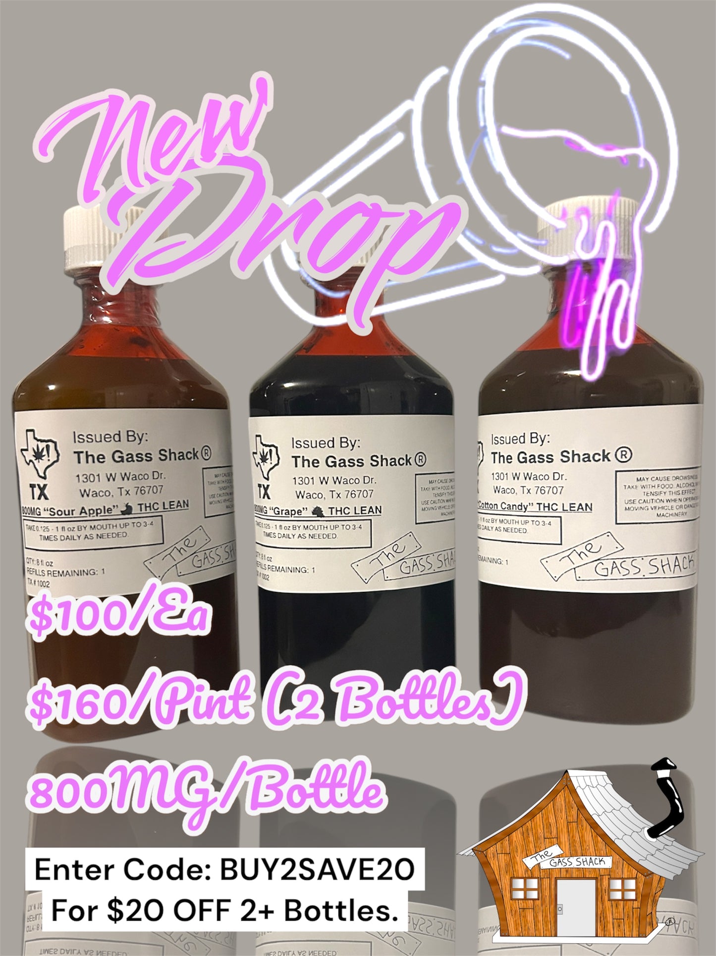 Gass Shack®️ 800MG THC Lean