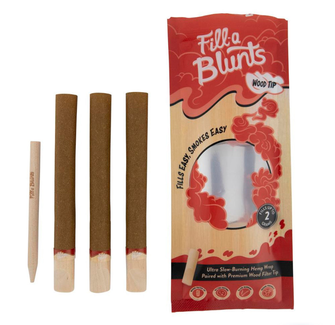 Fill-A-Blunt 2 Gram Pre rolled Blunts (3 Ct)