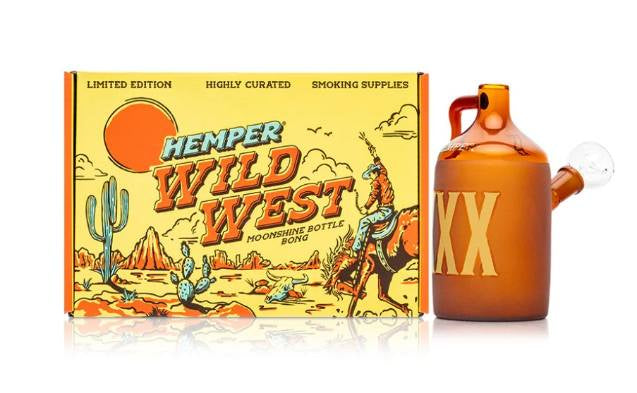 Wild West Moonshine Bottle Bong