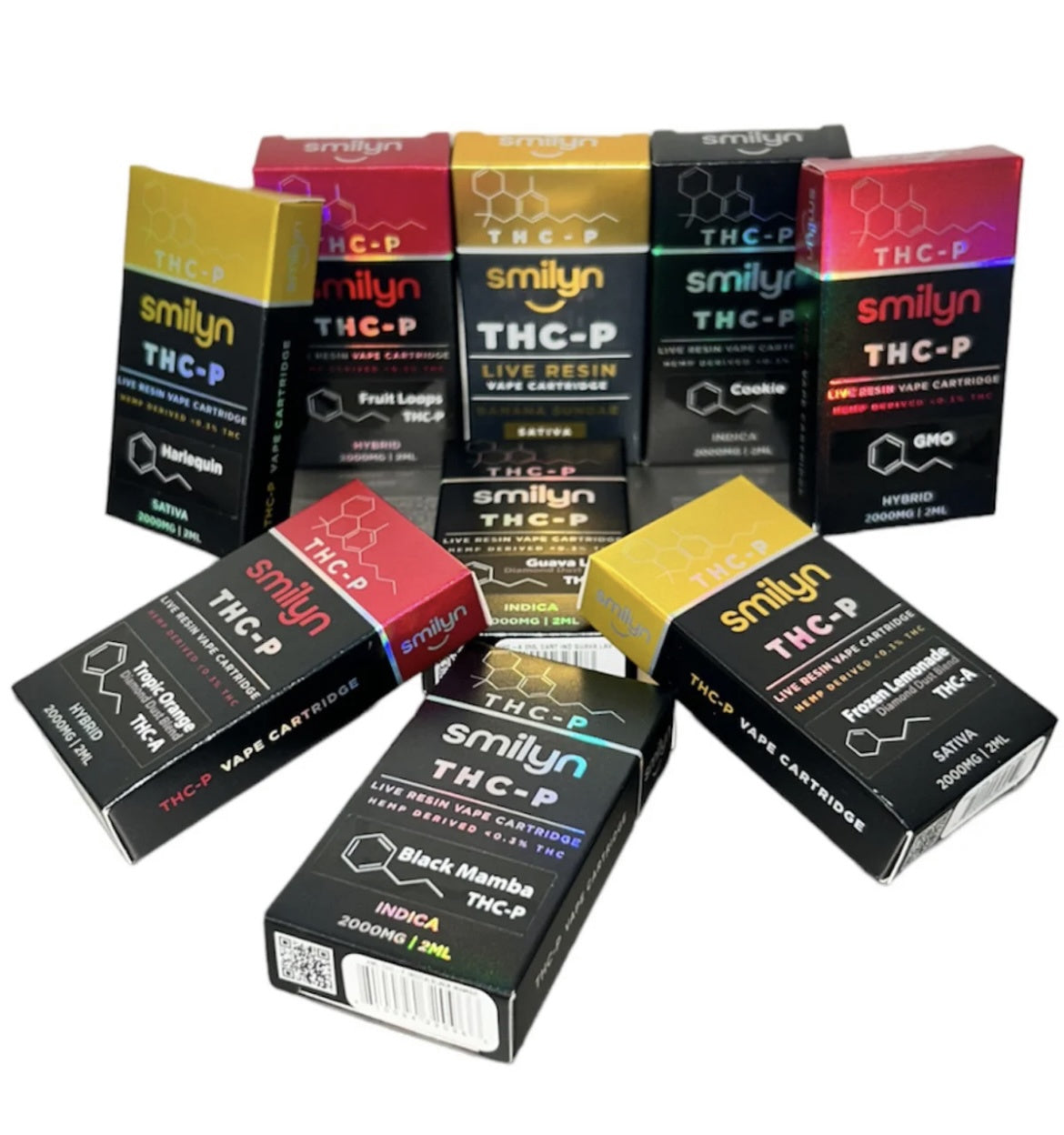 ⚠️VAPES NOT AVAILABLE UNTIL FURTHER NOTICE. —2G Smilyn THC-P (Live Resin) - BUY 2 GET 1 FREE