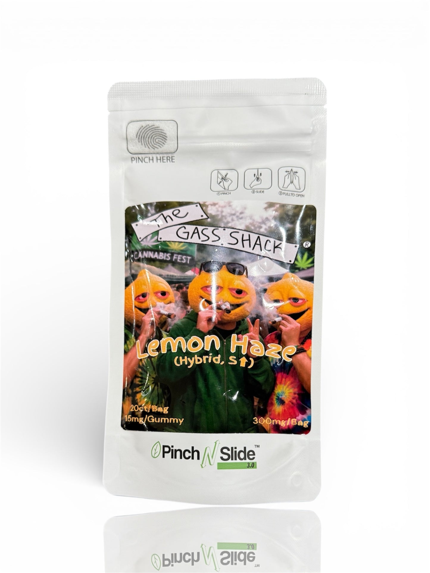 Gass Shack®️ Infused Gummies 20ct Bag (15mg/Gummy | 300mg/Bag