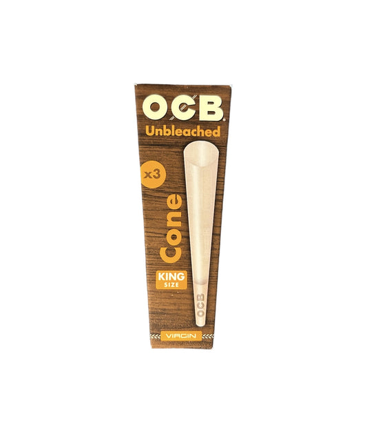 OCB Unbleached King Size Cone 3pk