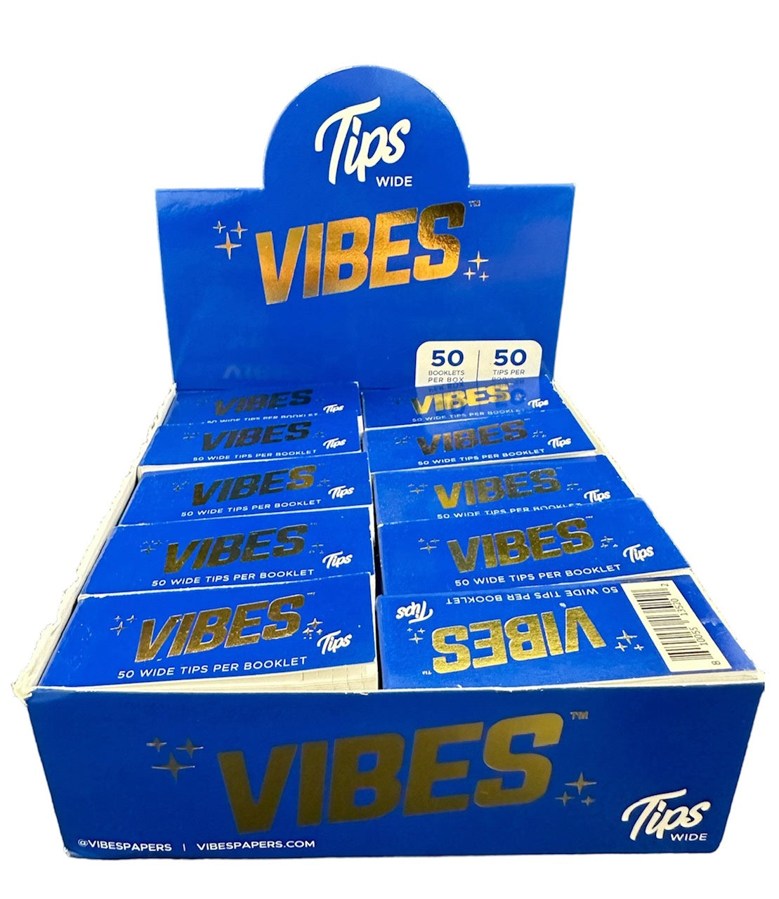 VIBES Wide Tips (Booklet) - 50ct