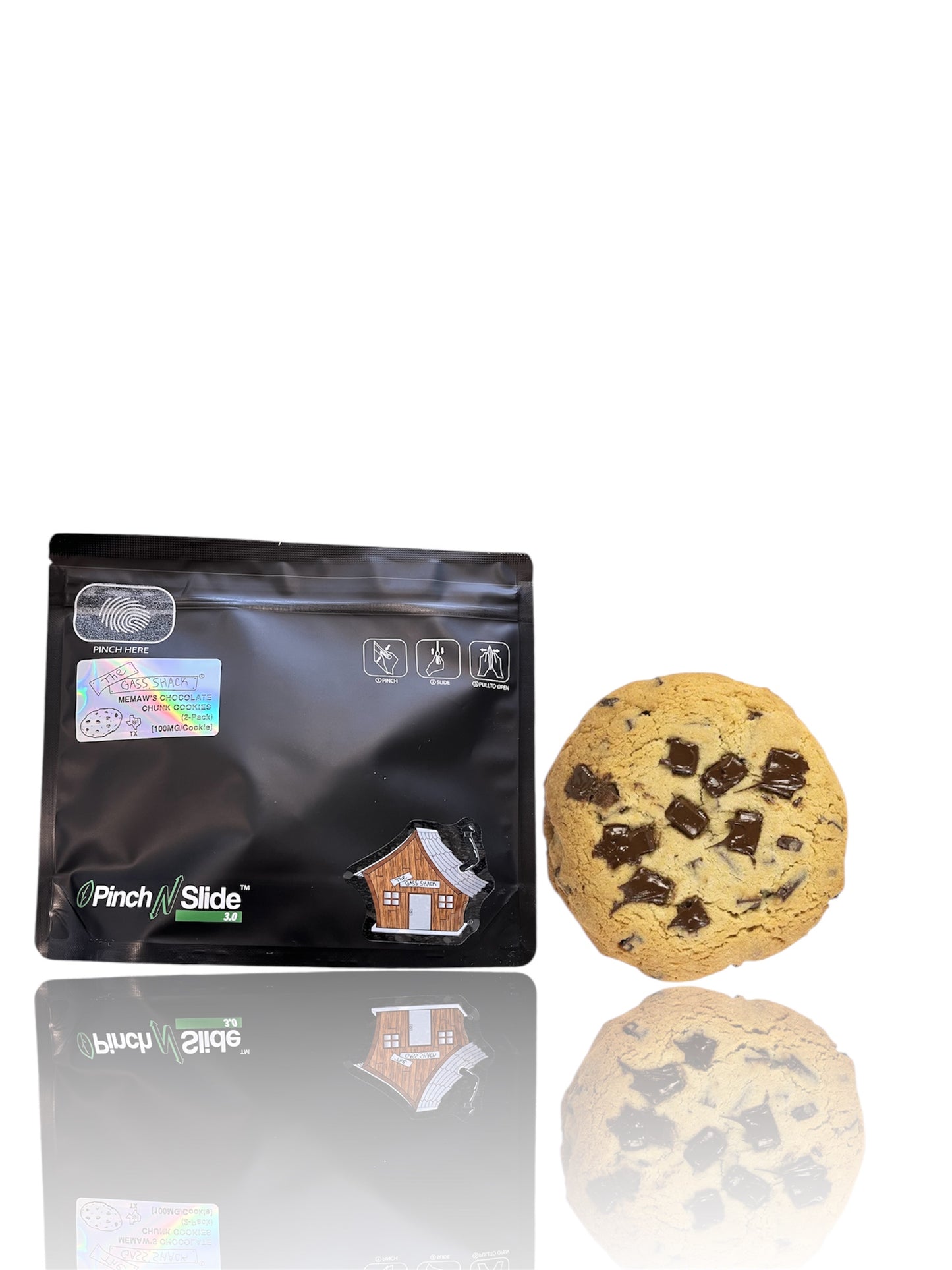 Gass Shack 100mg Chocolate Chunk Cookies (2-Pack)