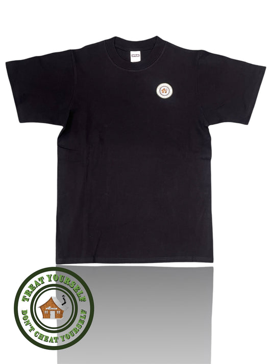 Gass Shack®️ Classic Tee - "Treat Yourself, Don't Cheat Yourself." [Black]]