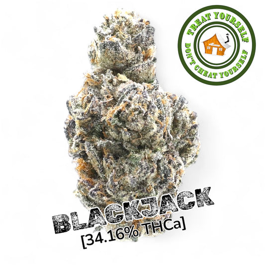 BlackJack (Hybrid) [34.16% THCa] BUDGET SHELF