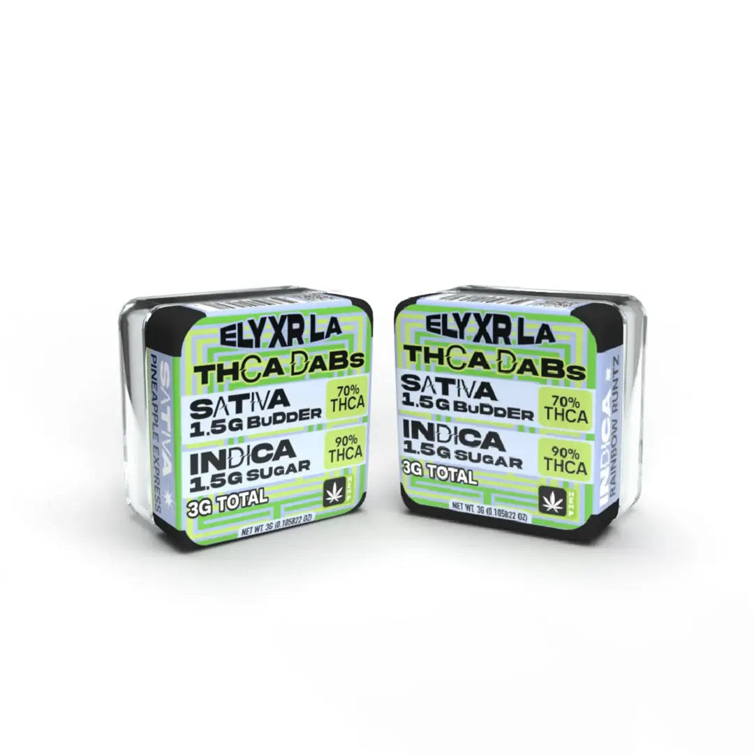 Elyxr THCa Sugar & Budder Combo Dabs 3g