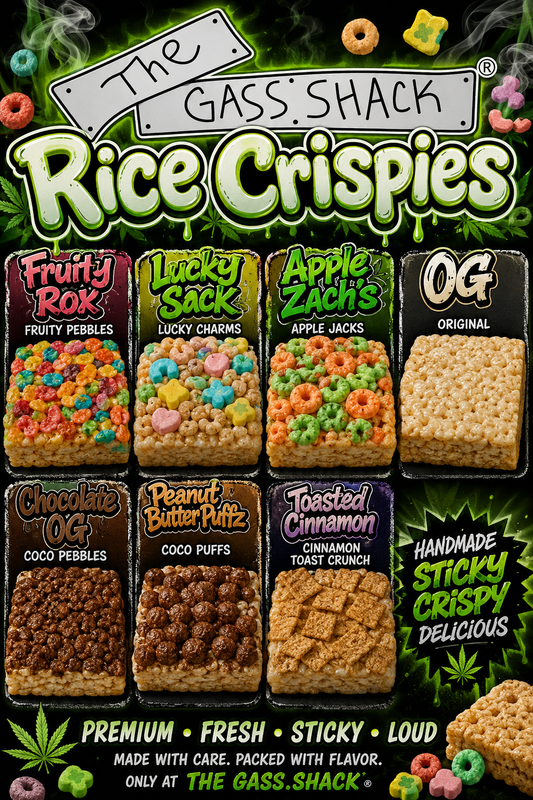 Gass Shack®️160mg Rice Crispie Treats [7 FLAVORS AVAILABLE!!]