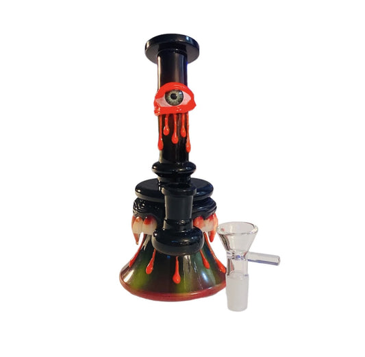 Bleeding Demon Glass Beaker Bubbler W/Shower Head Perc