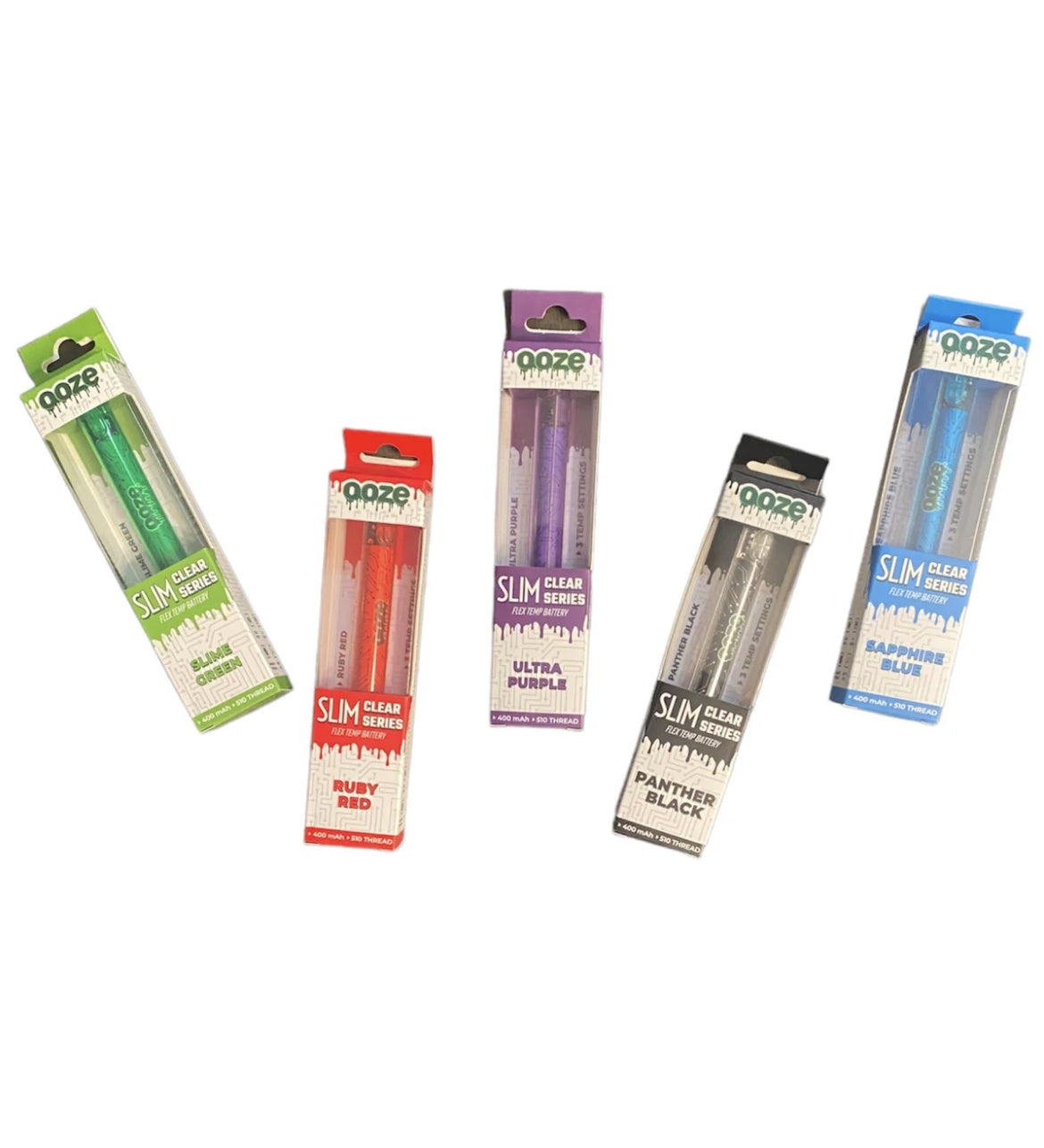 OOZE Slim Clear Series (Cartridge Battery)