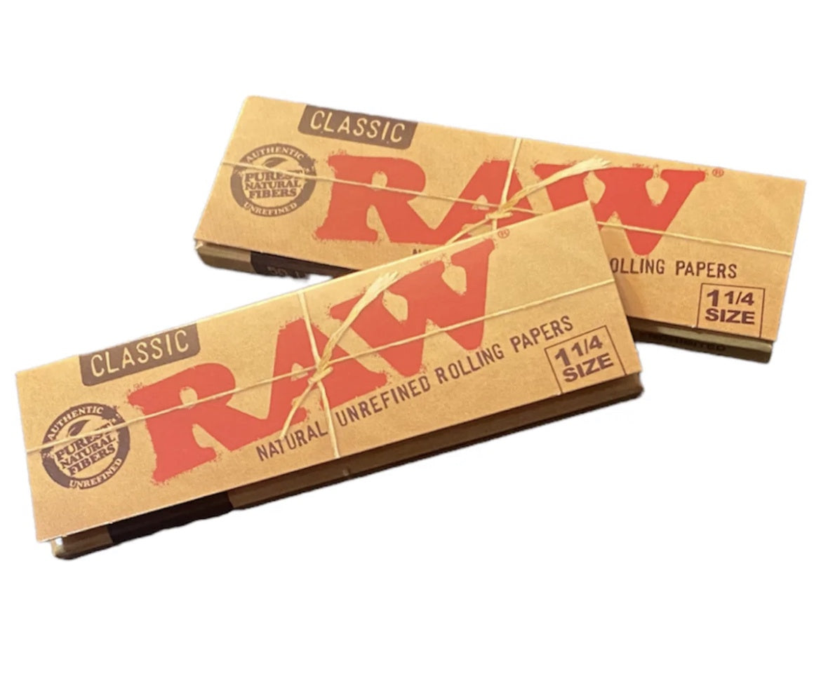 Classi Paper Raw Classic 1 1/4 Classic Papers – The Gass Shack®️